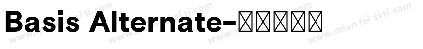 Basis Alternate字体转换